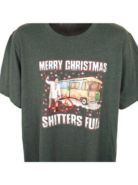 Christmas Vacation T Shirt Mens Size 2XL Green National Lampoon Holiday Movie